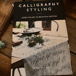 Calligraphy Styling Book by - Black and White Cover